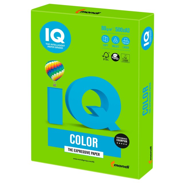 Цветна копирна хартия IQ Color MA42 тревистозелен, наситен, A4 80 гр.